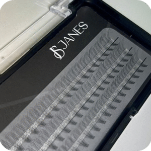 Pestañas por Punto 10D Curva DD 10 mm – Fibra de Seda Lash Janes