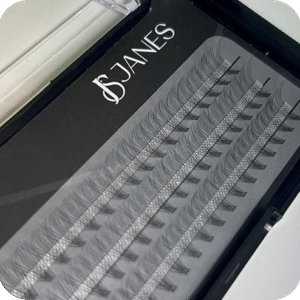 Pestañas por Punto 10D Curva DD 8 mm – Fibra de Seda Lash Janes
