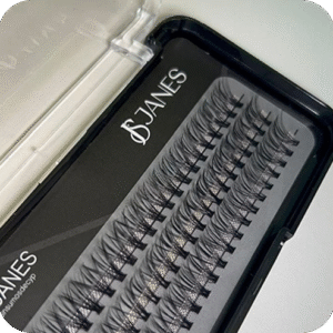 Pestañas por Punto 20D Curva DD 13 mm – Fibra de Seda Lash Janes