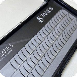 Pestañas por Punto Espiga Kylie Lash Janes D , 10mm Pestañas de punto Fibra de seda