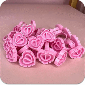 ANILLOS DE CORAZÓN VOLUMEN (100 PIEZAS) – JANES INSUMOS