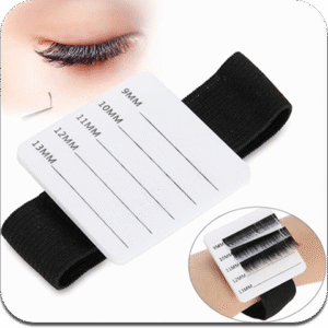 SOPORTE DE PESTAÑAS BRAZALETE – Paleta portátil para aplicación de extensiones