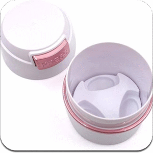 TANQUE DE CARBONO “B/D,  B/R, Rosa” – Contenedor hermético para adhesivo de pestañas