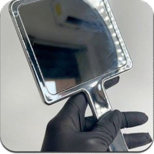 Espejo de mano PRO "PLATEADO"