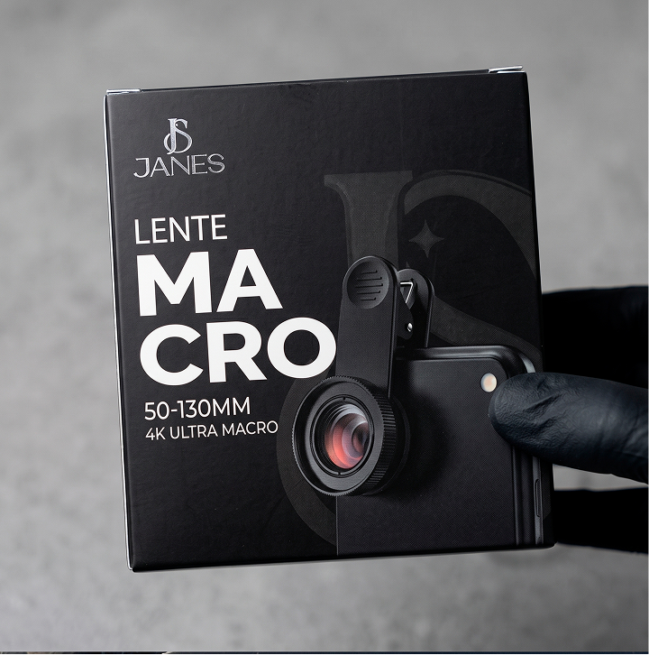 Lente Macro 50-130 mm Metálico para Celular Ultra 4K - Imagen 3